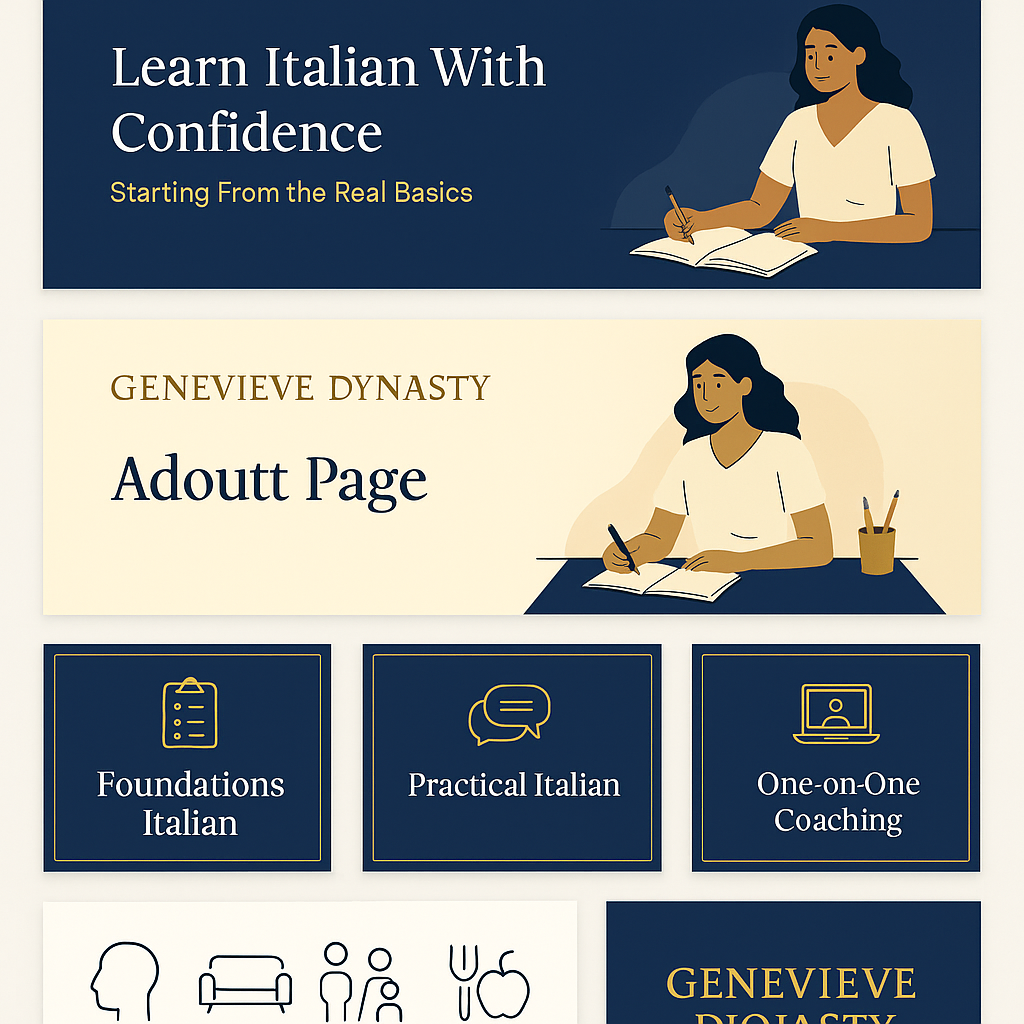 GENEVIEVE DYNASTY branded learning graphics