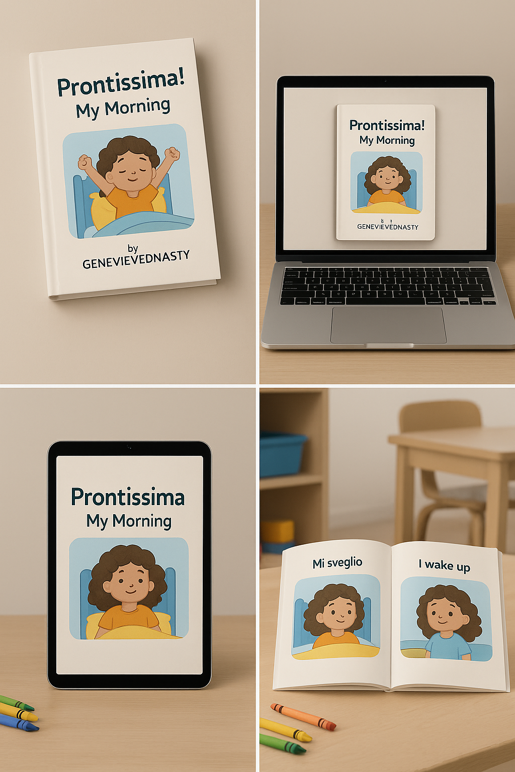 Prontissima My Morning book mockup